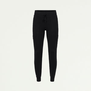 Kait 10-Pocket Skinny ULTRAsoft Scrub Jogger - Black - WOMEN'S PANTS - Jaanuu