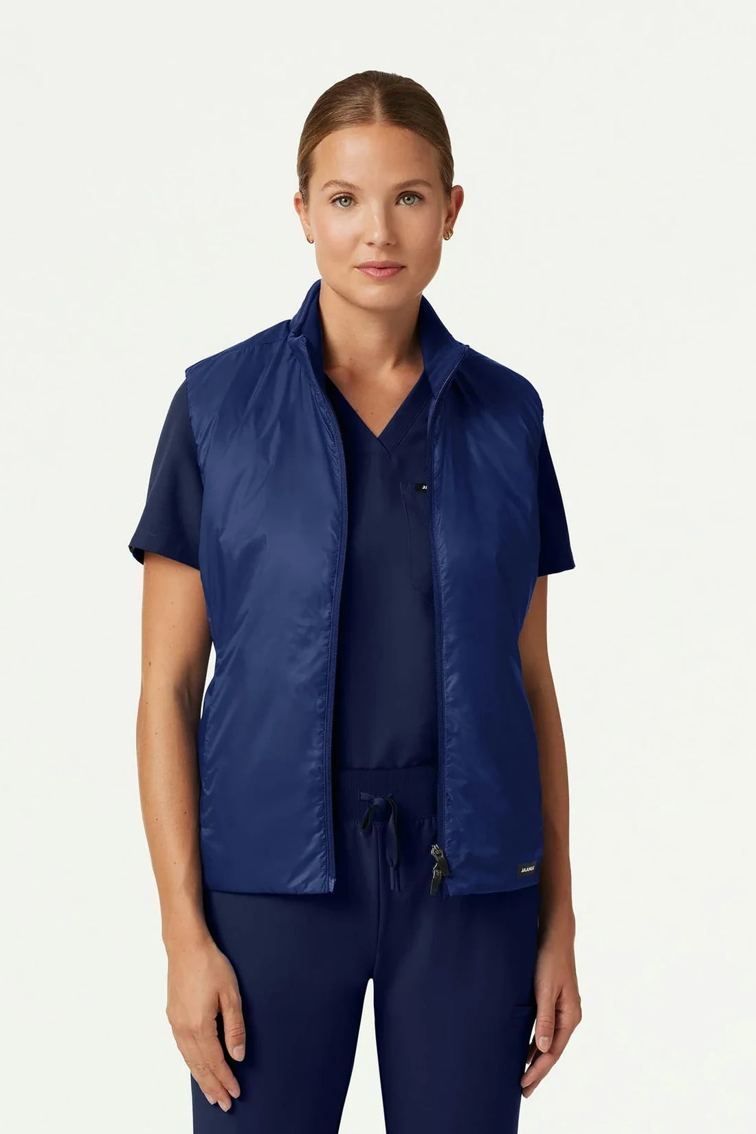 CHALECO MUJER JAANUU TRILOFT W60004 - AZUL NAVY
