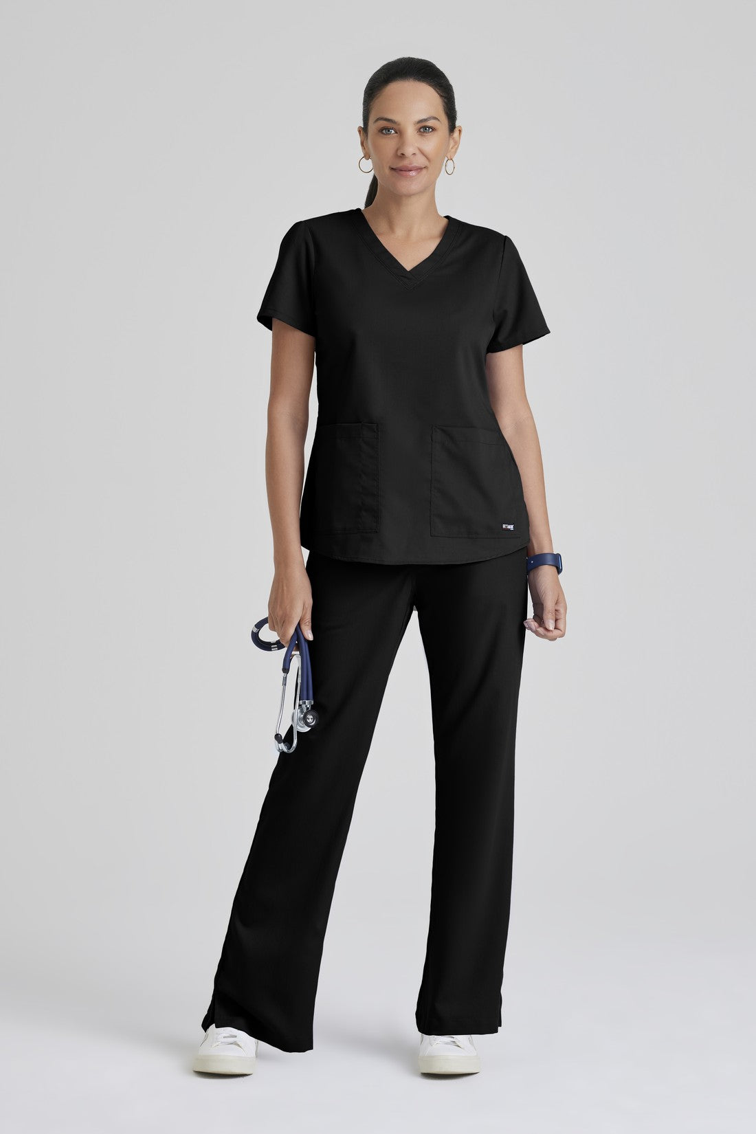TOP MUJER GREYS ANATOMY 71166 - NEGRO