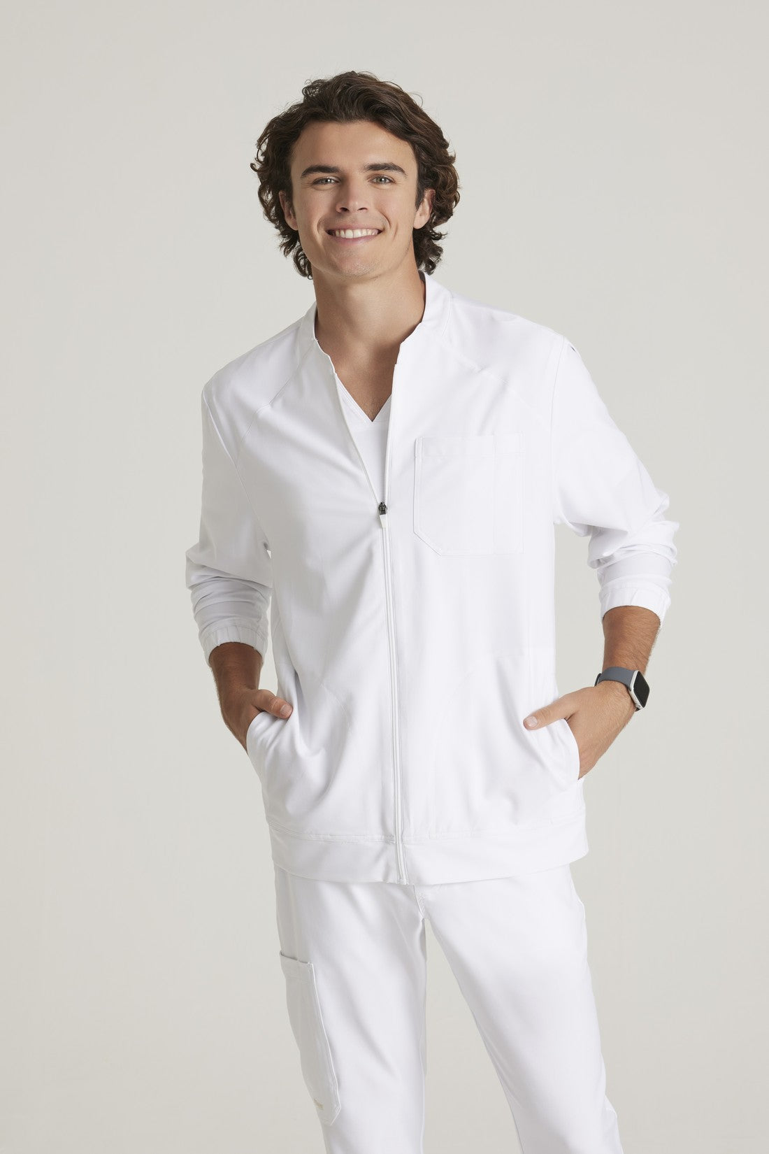 CHAQUETA HOMBRE GREYS ANATOMY EVOLVE GSSW887 - BLANCO