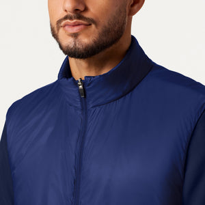 Phantom Insulated Vest - Navy Blue on-body detail