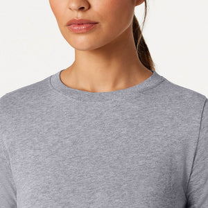 Regenˣ Cotton Underscrub - Heather Gray on-body detail