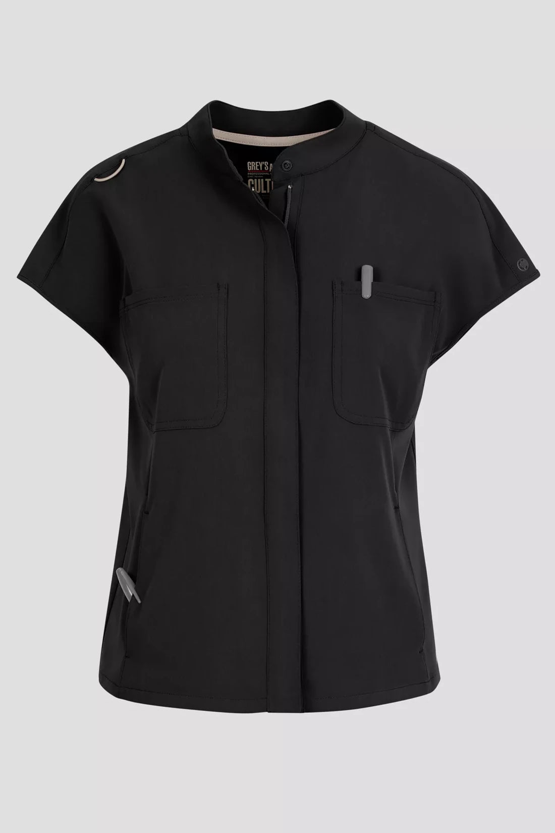 GREY'S ANATOMY CULTIVATE TOP FOR WOMEN GRGT320 - BLACK