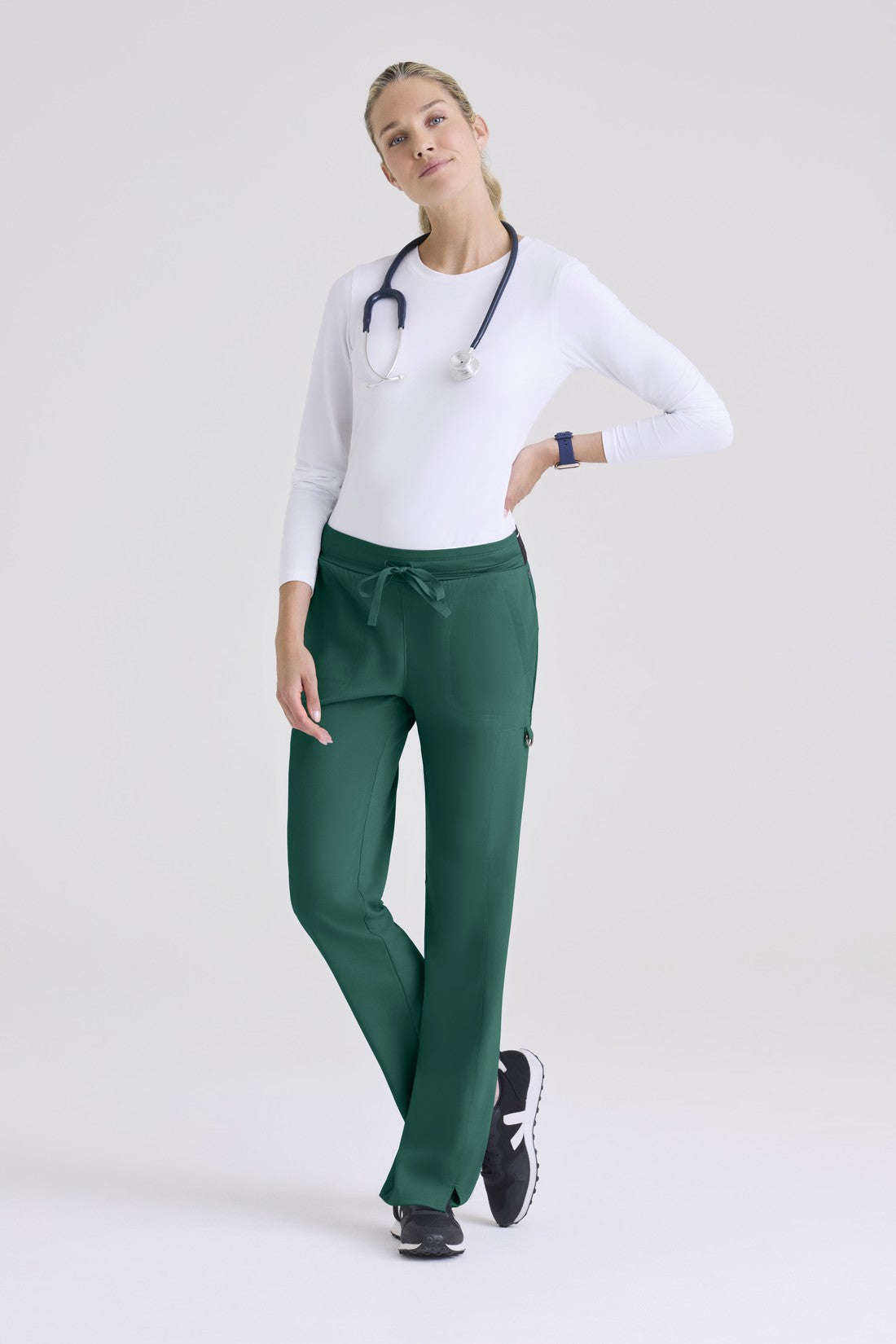 PANTALON MUJER GREYS ANATOMY STRETCH GRSP500 - VERDE