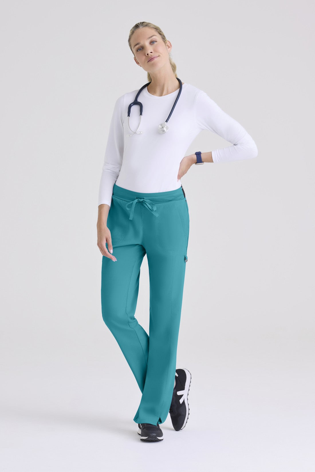 PANTALON MUJER GREYS ANATOMY STRETCH GRSP500 - TEAL