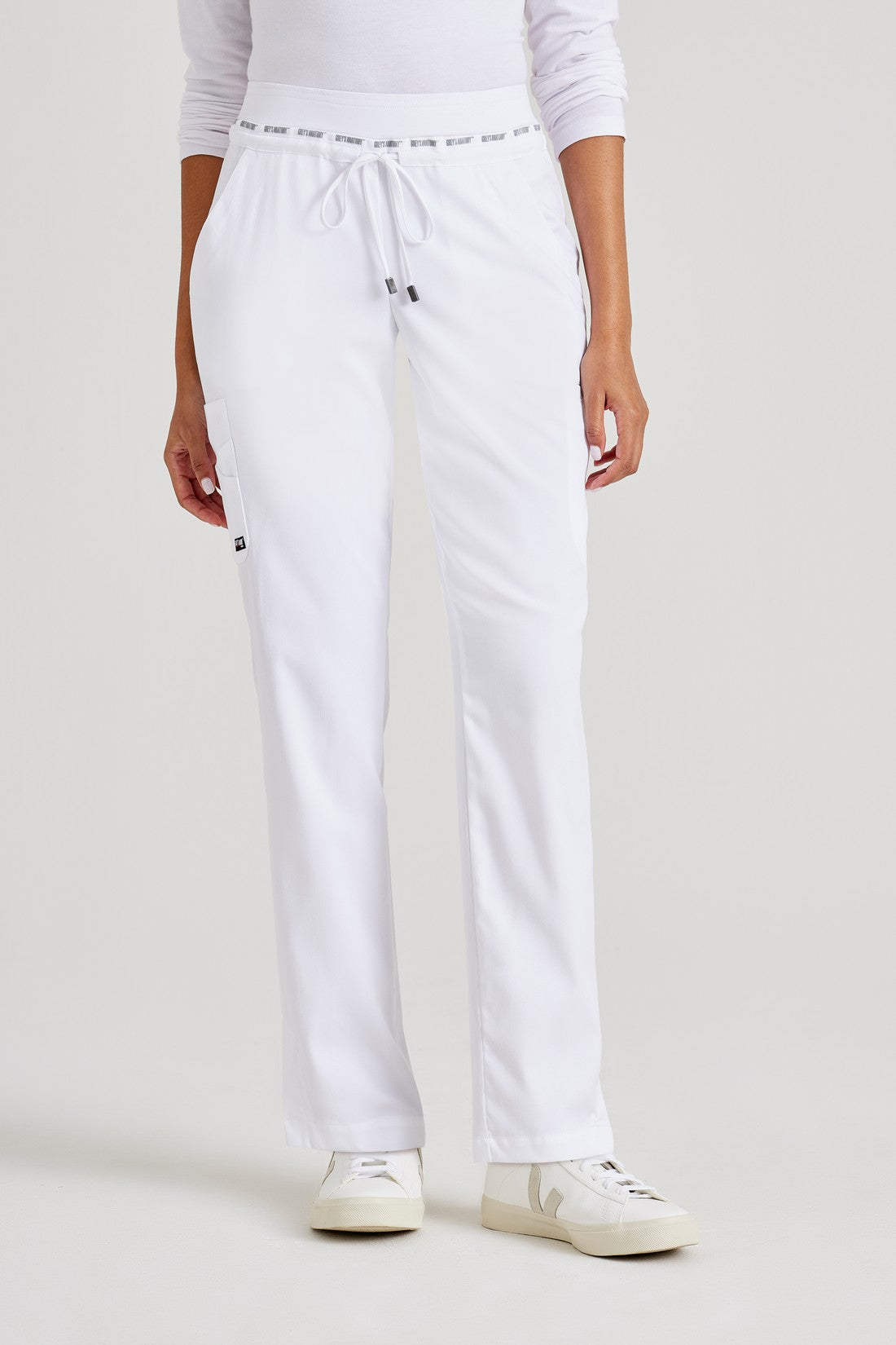 PANTALON MUJER GREYS ANATOMY STRETCH GRSP526 - BLANCO