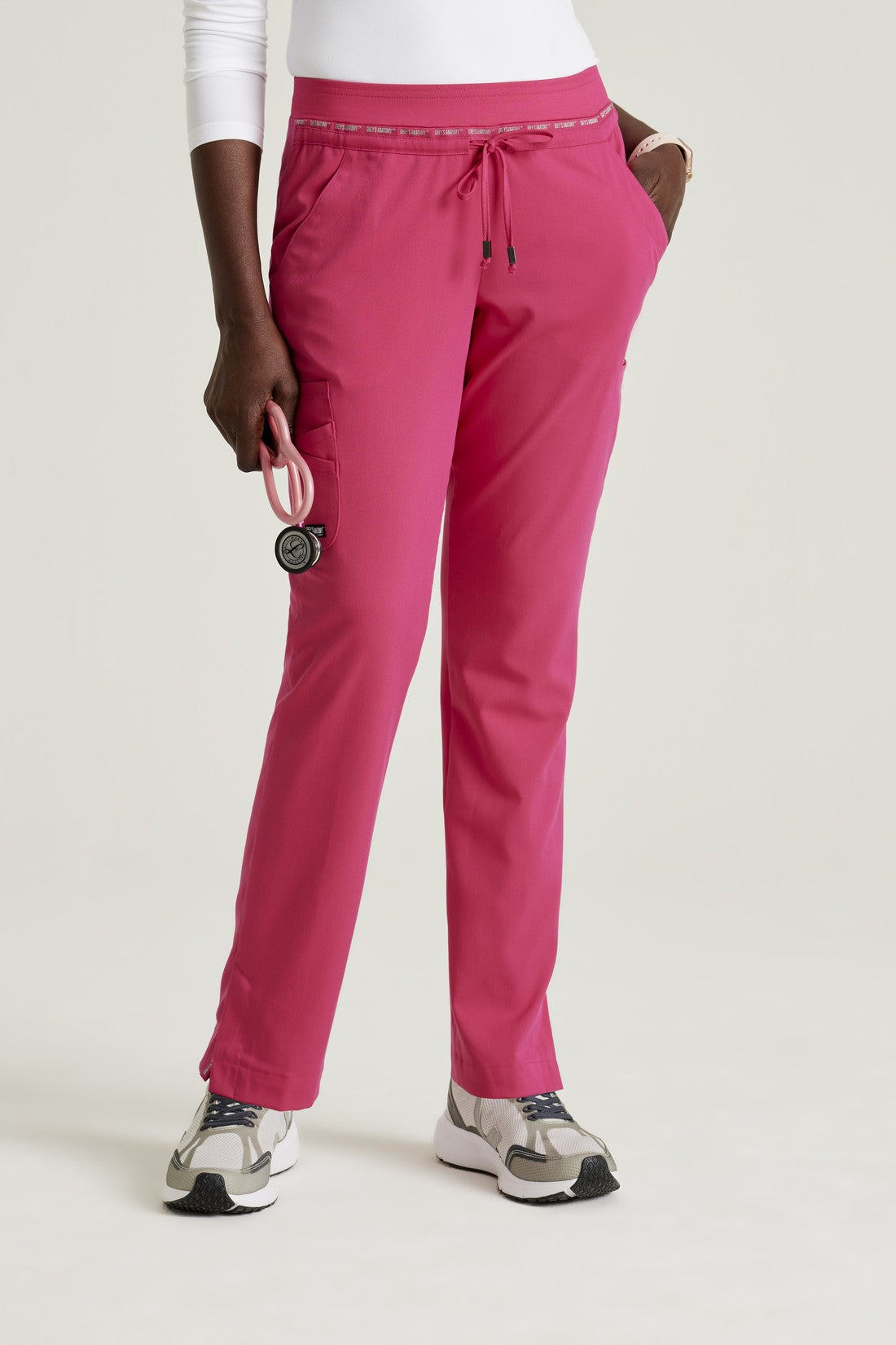 PANTALON MUJER GREYS ANATOMY STRETCH GRSP526 - ROSA