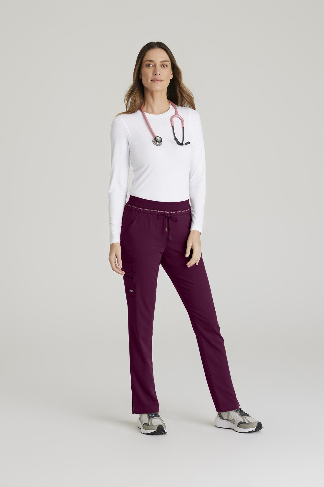 PANTALON MUJER GREYS ANATOMY STRETCH GRSP526 - VINOTINTO