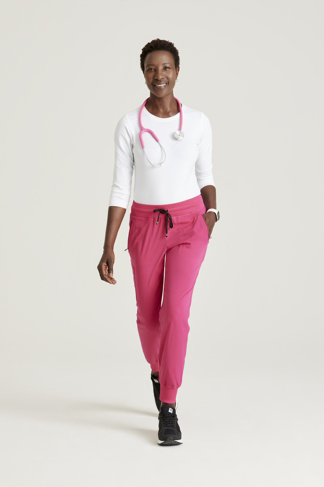 PANTALON MUJER GREYS ANATOMY STRETCH GRSP537 - ROSA
