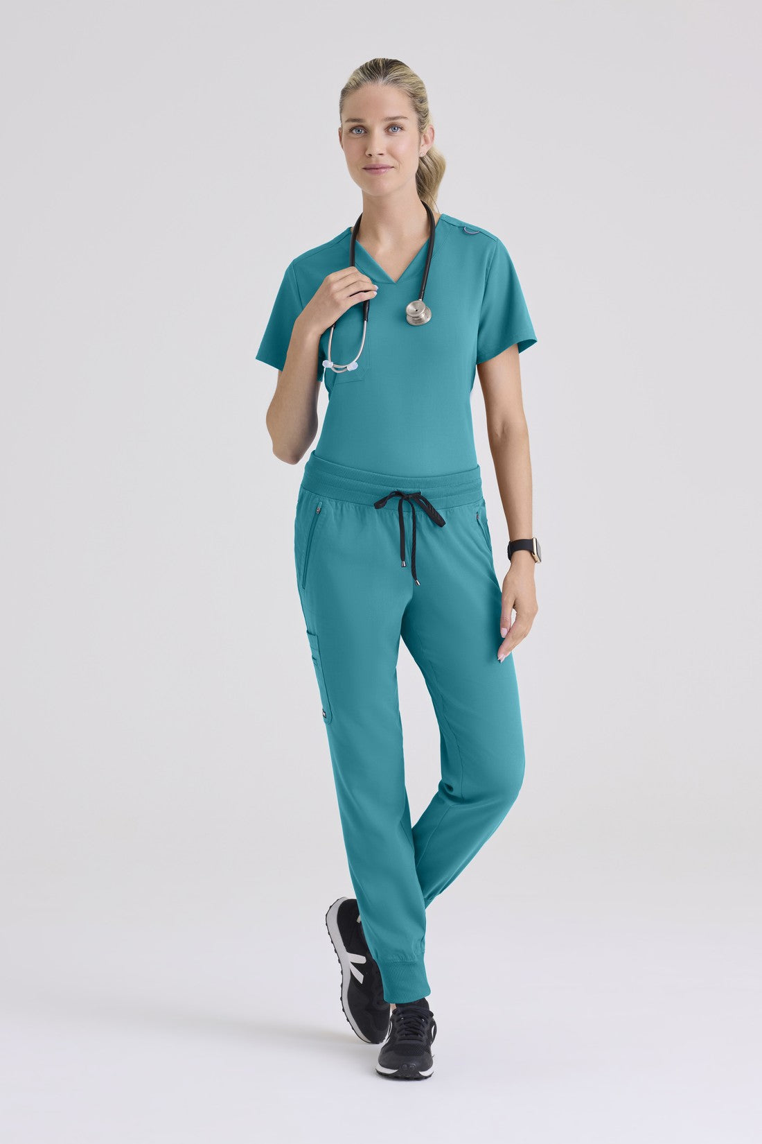 PANTALON MUJER GREYS ANATOMY STRETCH GRSP537 - TEAL