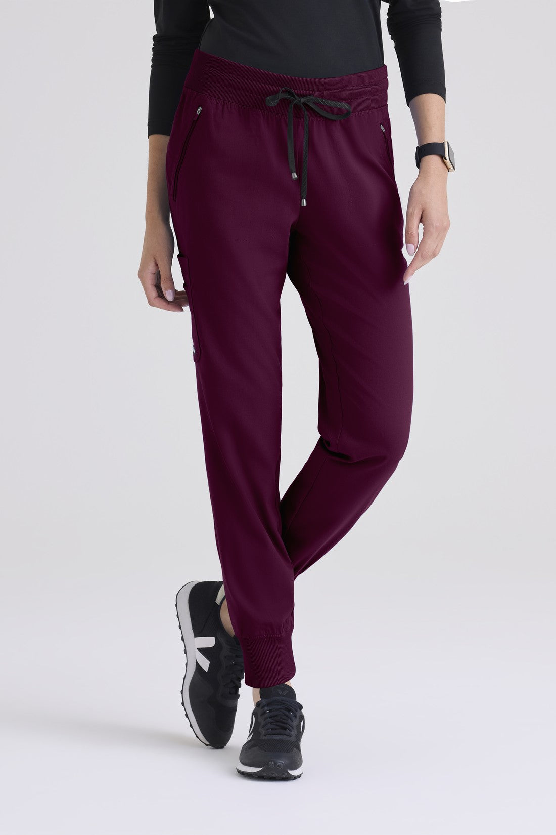 PANTALON MUJER GREYS ANATOMY STRETCH GRSP537 - VINOTINTO