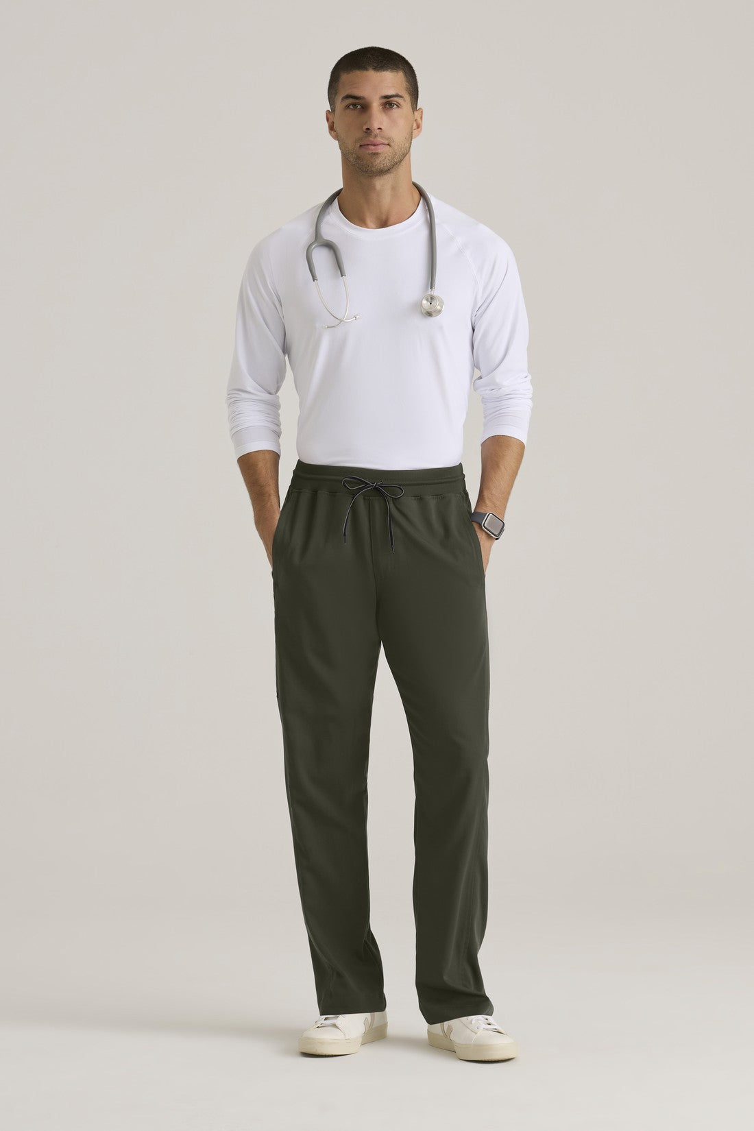 PANTALON HOMBRE GREYS ANATOMY STRETCH GRSP617 - OLIVA