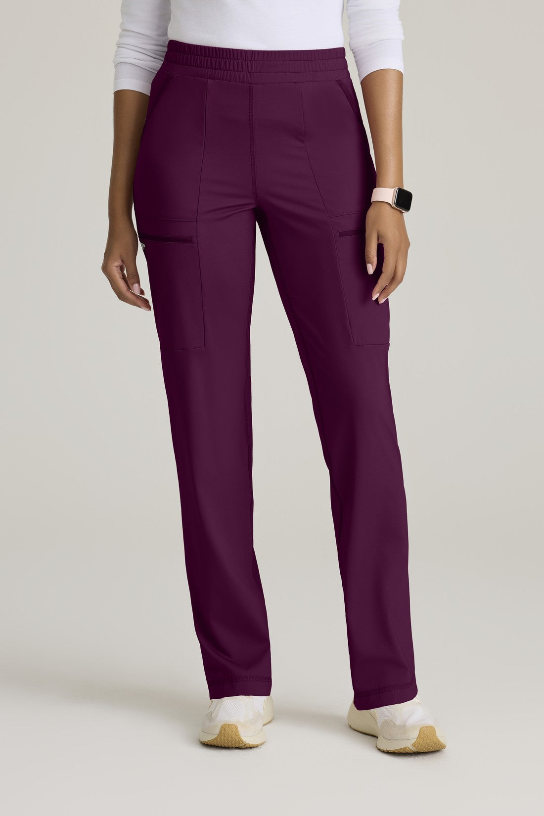 PANTALON MUJER GREYS ANATOMY KNIT GRSP685 - VINOTINTO