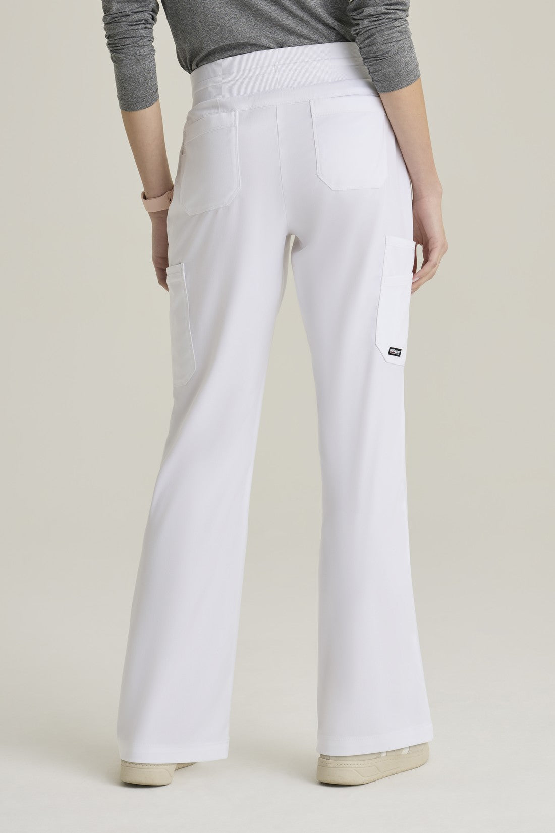 GREY'S ANATOMY STRETCH WOMEN'S TROUSERS GRSP722P - WHITE