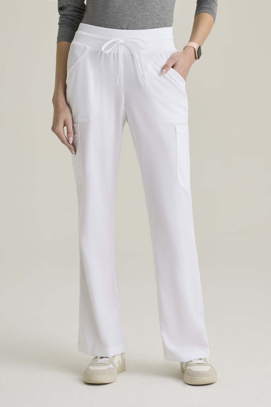 PANTALON MUJER GREYS ANATOMY STRETCH GRSP722 - BLANCO