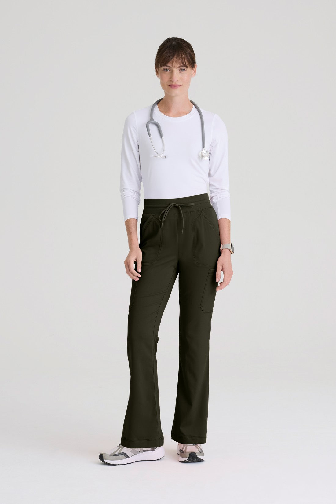GREY'S ANATOMY STRETCH WOMEN'S TROUSERS GRSP722 - OLIVE