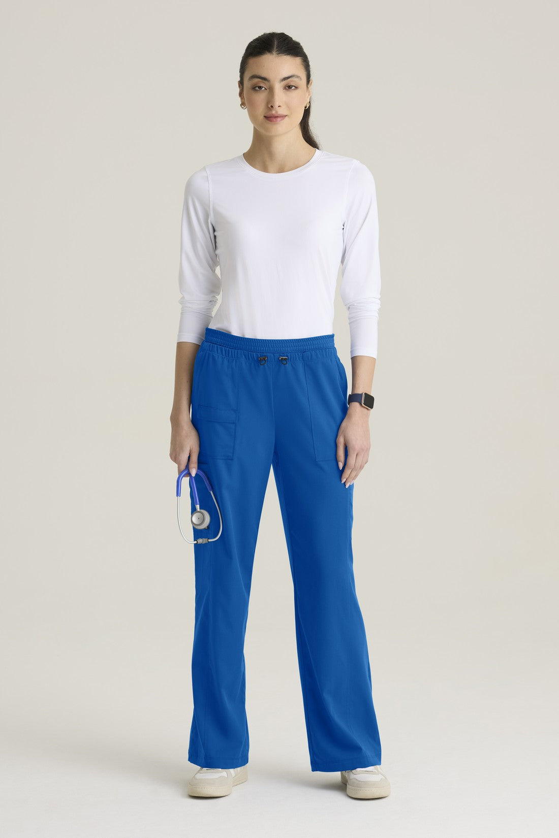 WOMEN'S GREY'S ANATOMY STRETCH PANTS GRSP747 - ROYAL BLUE
