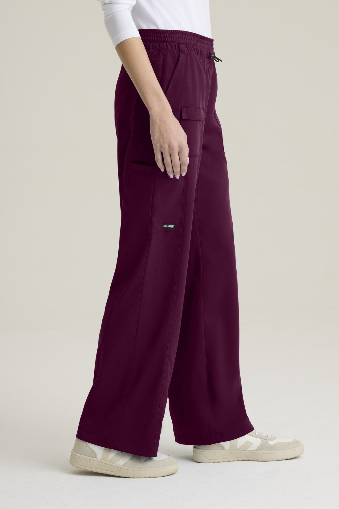 WOMEN'S GREY'S ANATOMY STRETCH PANTS GRSP747 - WINE