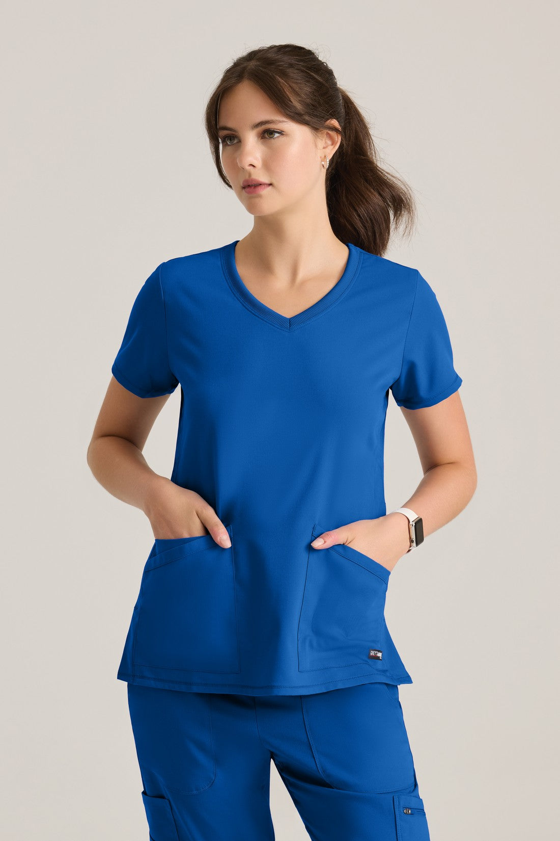 TOP MUJER GREYS ANATOMY STRETCH GRST045 - NEW ROYAL