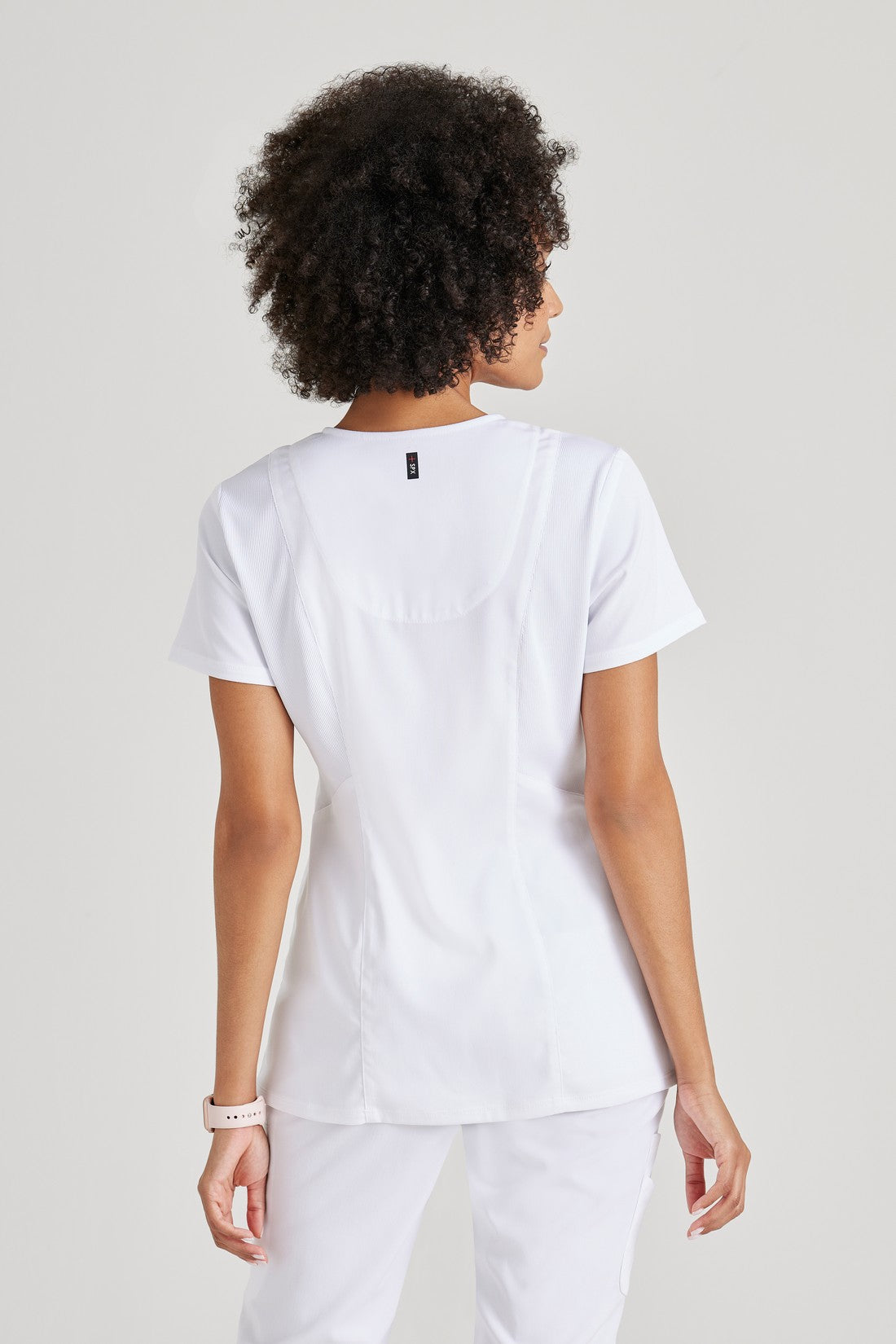 TOP MUJER GREYS ANATOMY STRETCH GRST045 - BLANCO