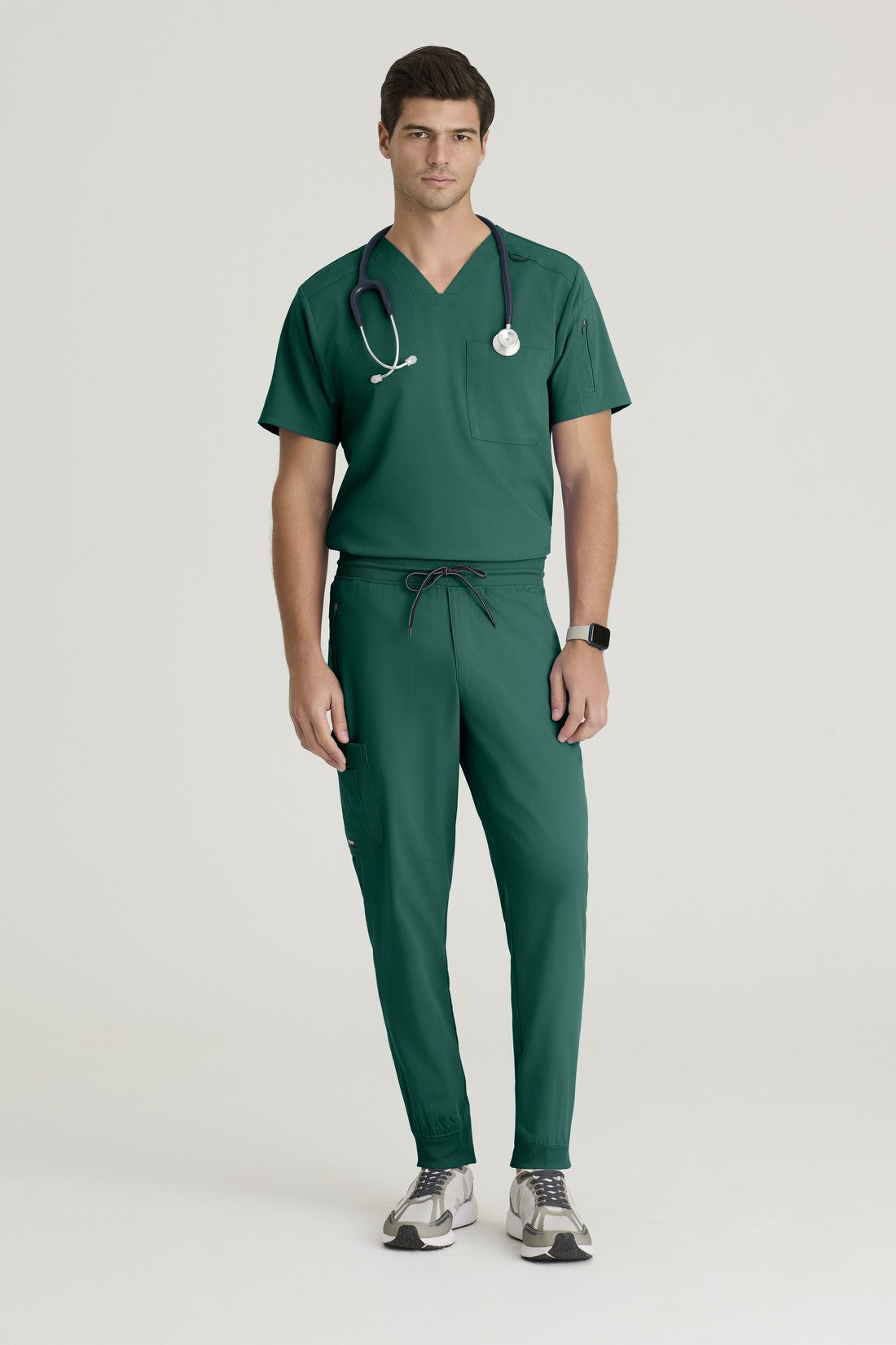 TOP HOMBRE GREYS ANATOMY STRETCH GRST079 - VERDE