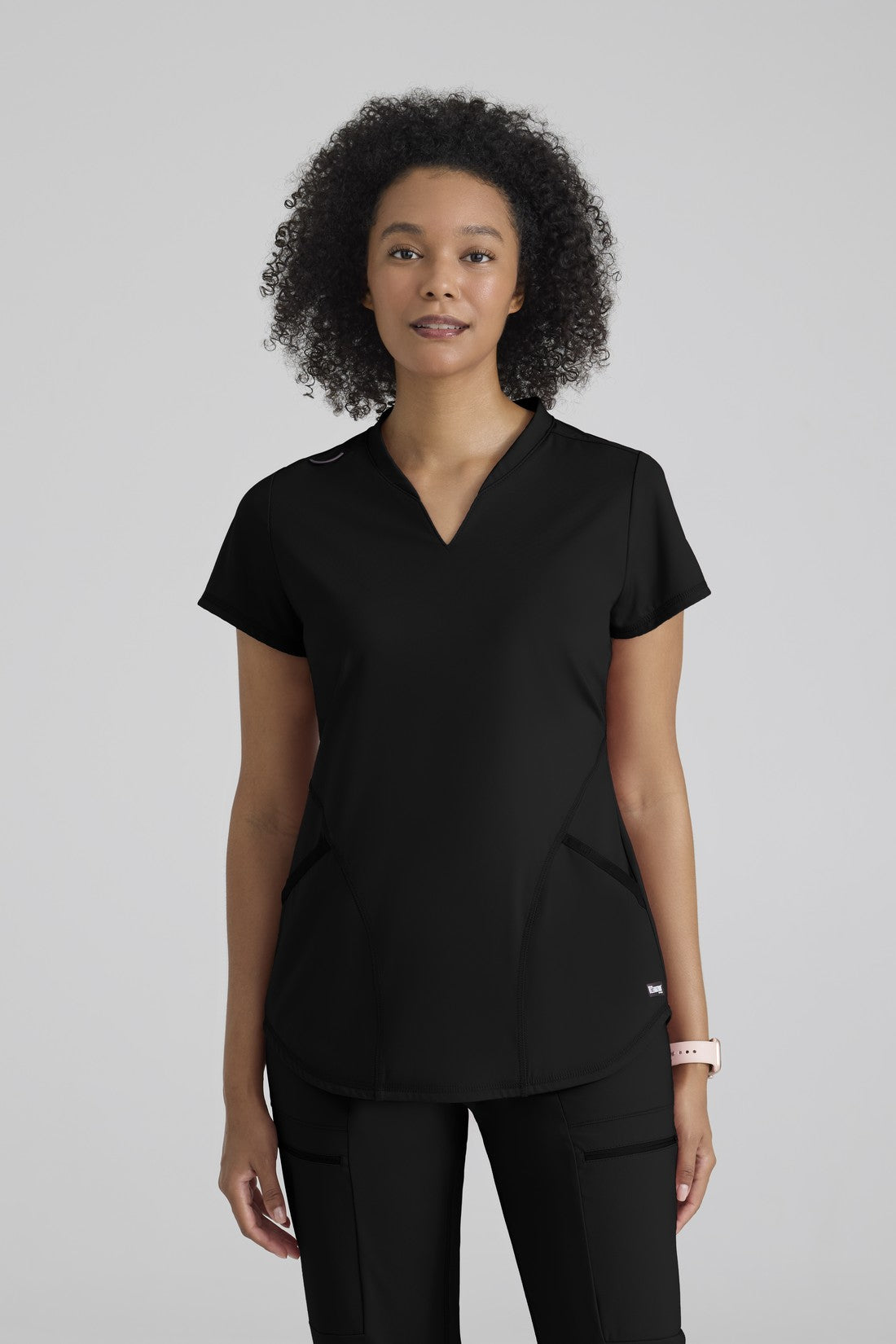 TOP MUJER GREYS ANATOMY KNIT GRST249 - NEGRO