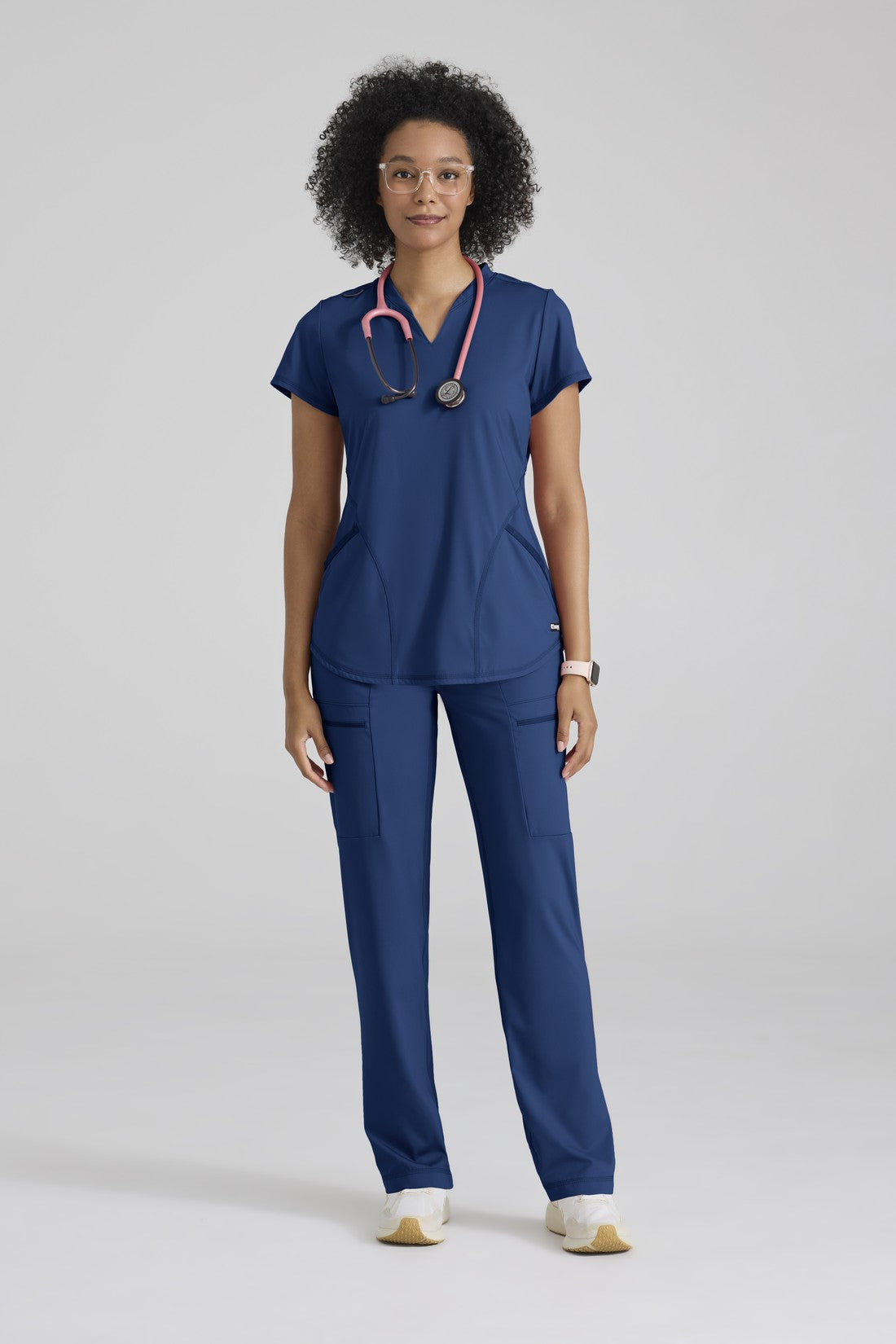 TOP MUJER GREYS ANATOMY KNIT GRST249 - INDIGO