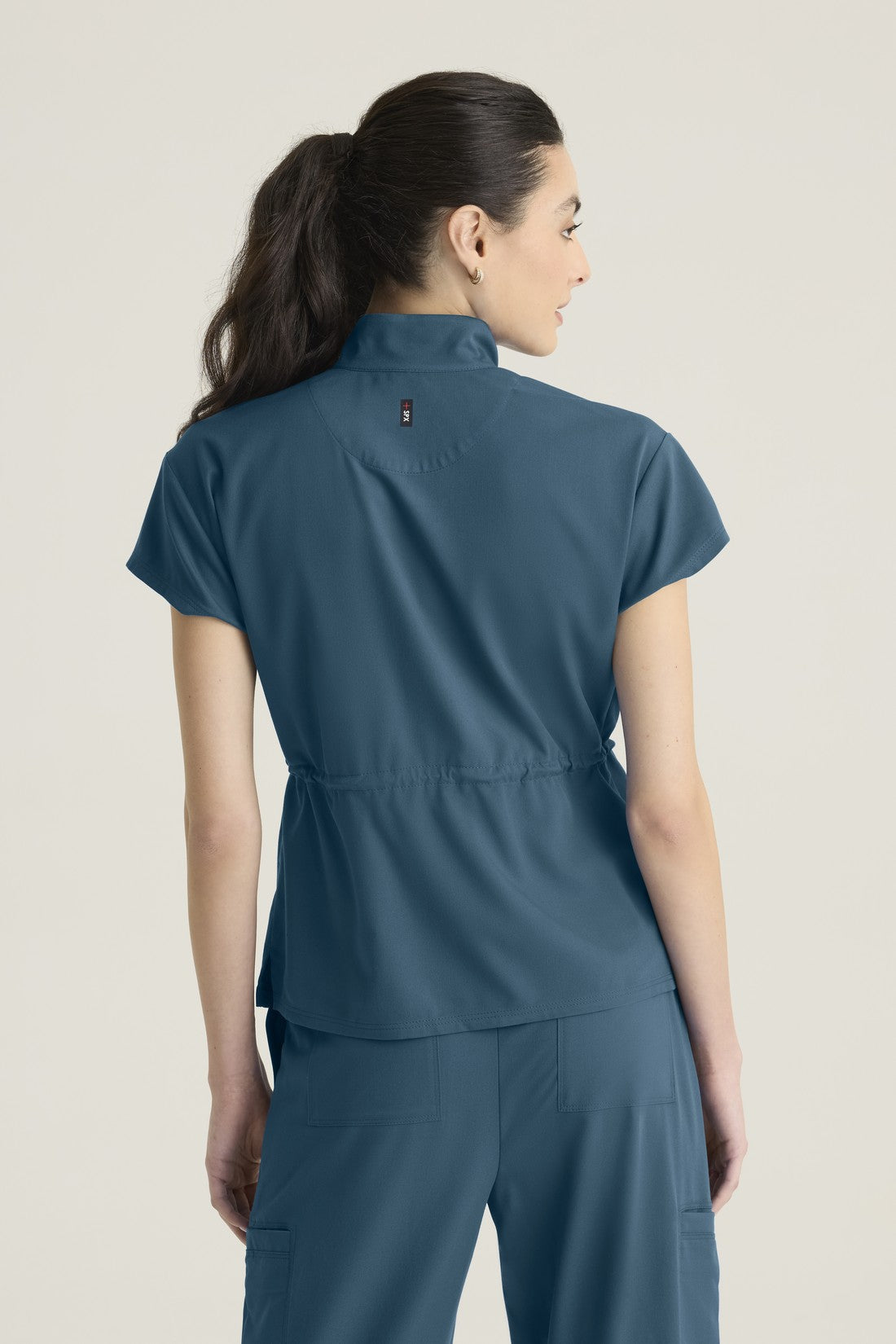 GREY'S ANATOMY STRETCH WOMEN'S TOP GRST324 - CARIBBEAN BLUE