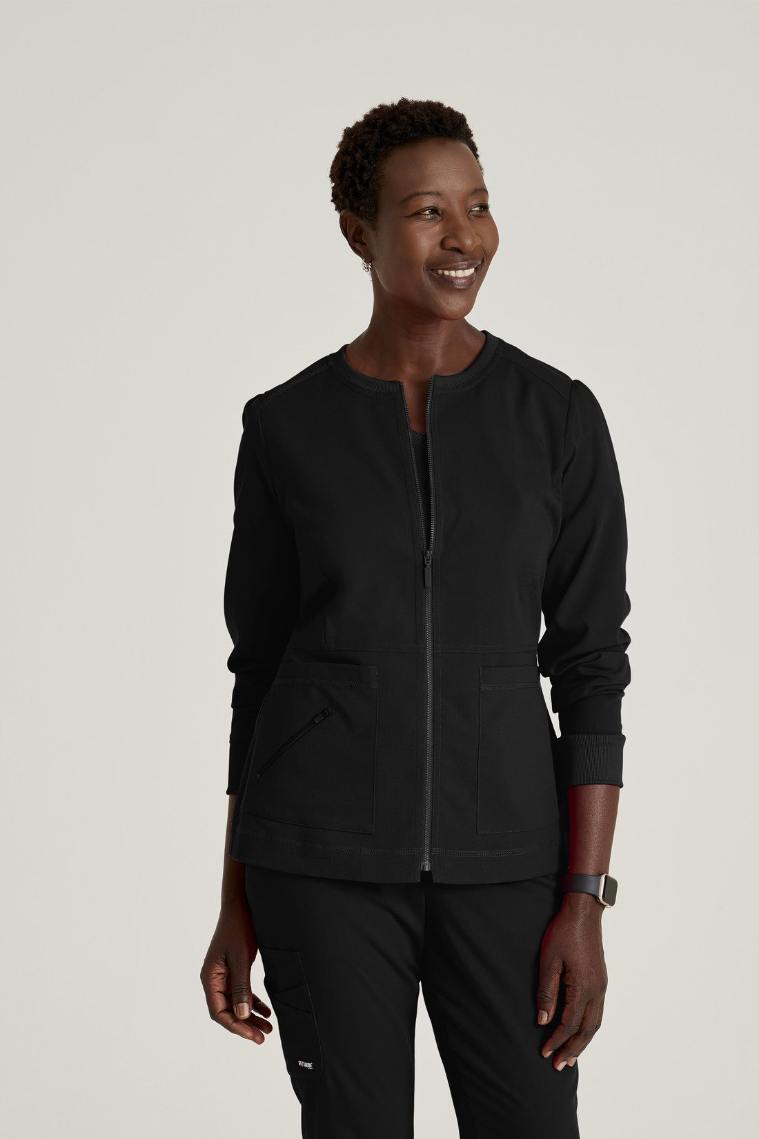 CHAQUETA MUJER GREYS ANATOMY STRETCH GRSW017 - NEGRO