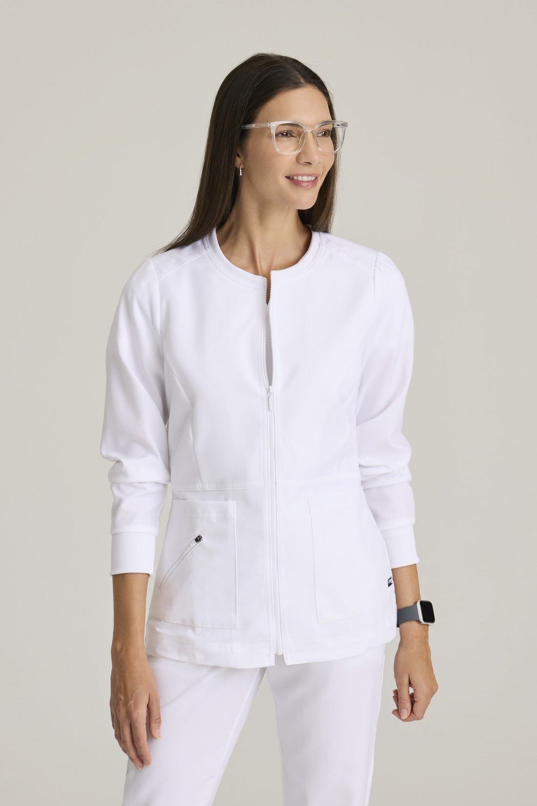 CHAQUETA MUJER GREYS ANATOMY STRETCH GRSW017 - BLANCO