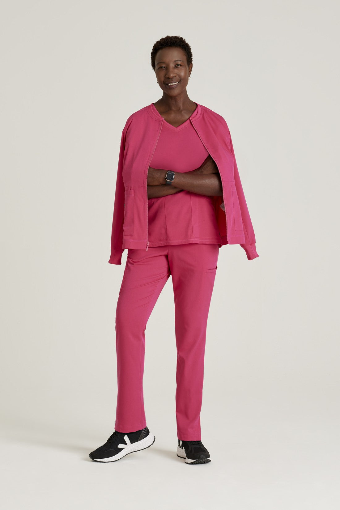 CHAQUETA MUJER GREYS ANATOMY STRETCH GRSW017 - ROSA