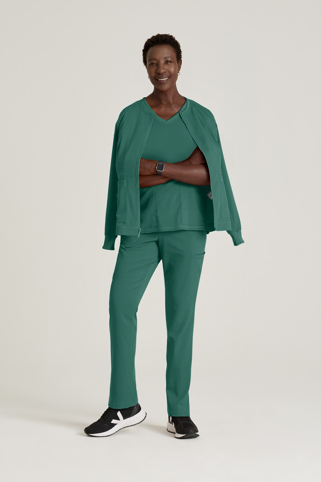 CHAQUETA MUJER GREYS ANATOMY STRETCH GRSW017 - VERDE