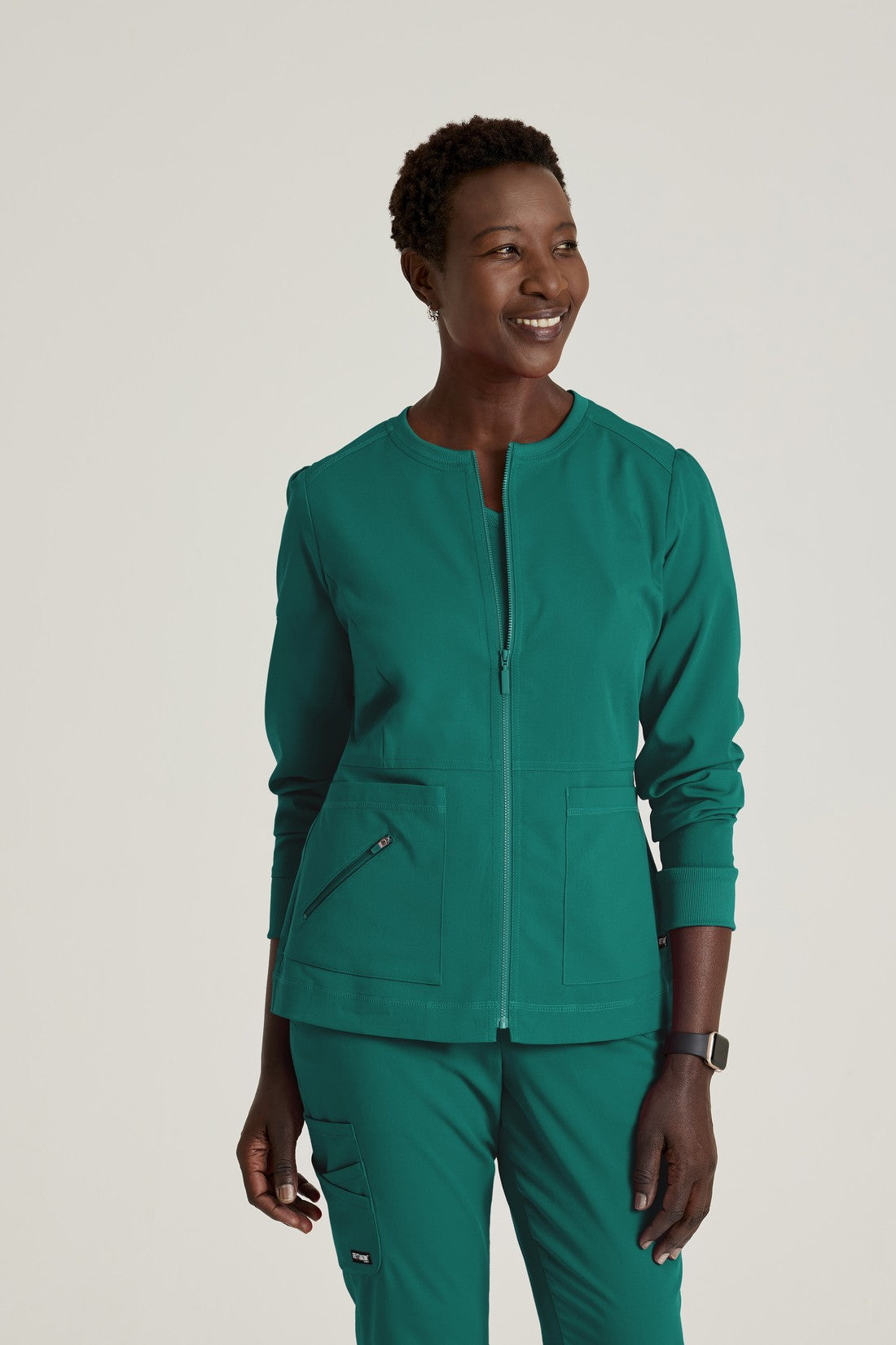 CHAQUETA MUJER GREYS ANATOMY STRETCH GRSW017 - VERDE