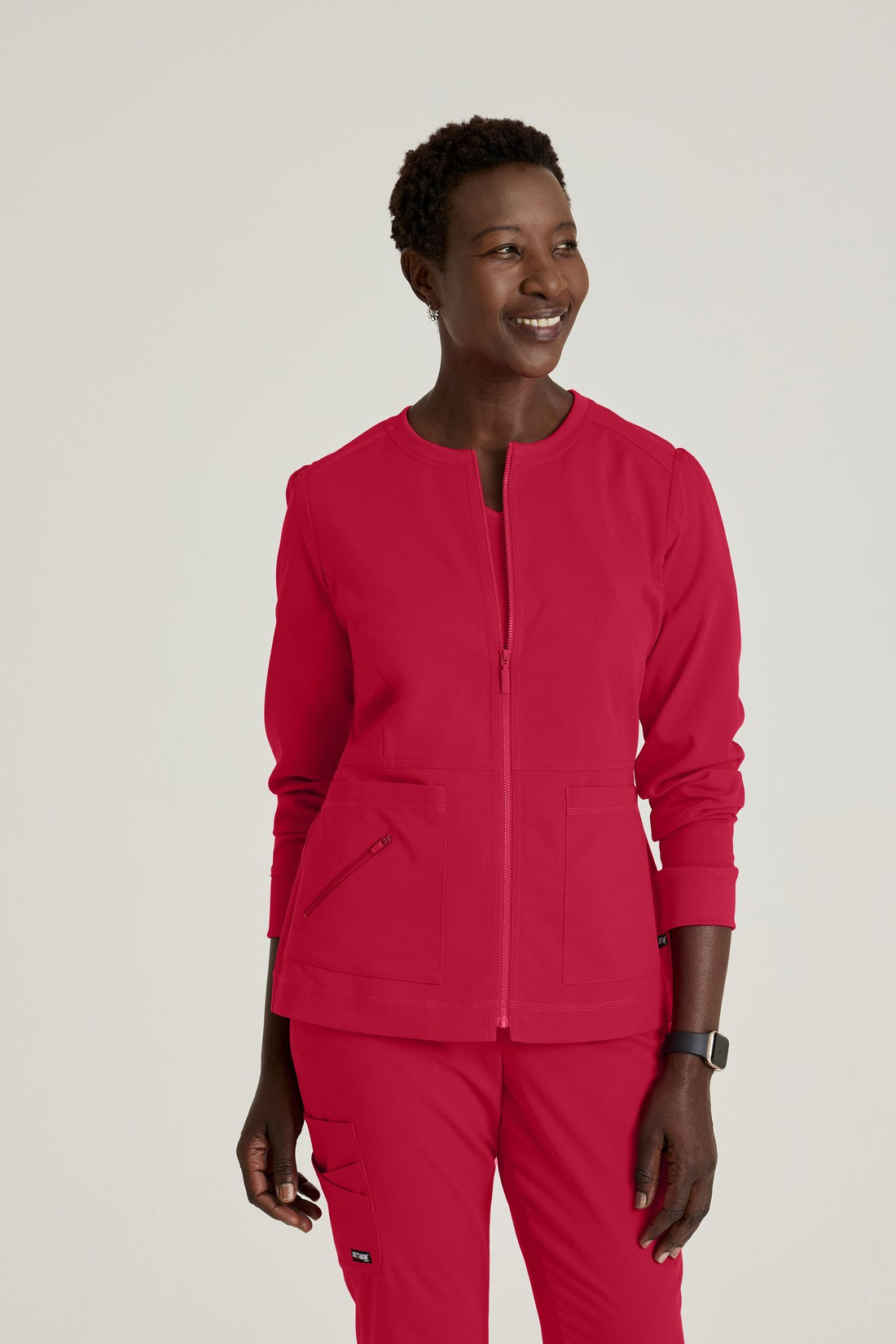 CHAQUETA MUJER GREYS ANATOMY STRETCH GRSW017 - ROJO