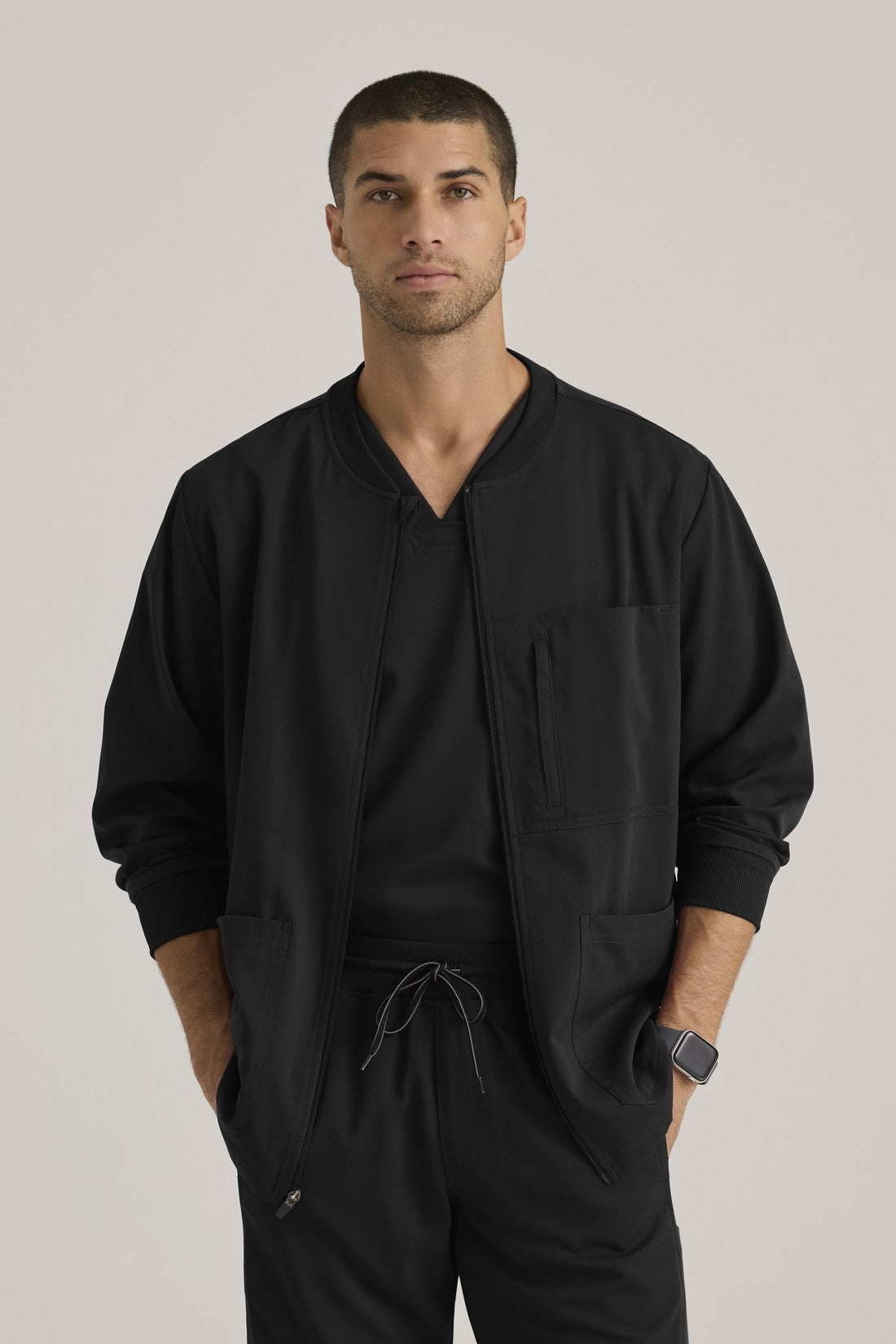CHAQUETA HOMBRE GREYS ANATOMY STRETCH GRSW871 - ROJO