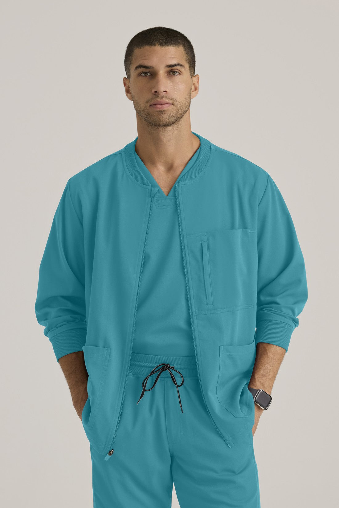 CHAQUETA HOMBRE GREYS ANATOMY STRETCH GRSW871 - TEAL