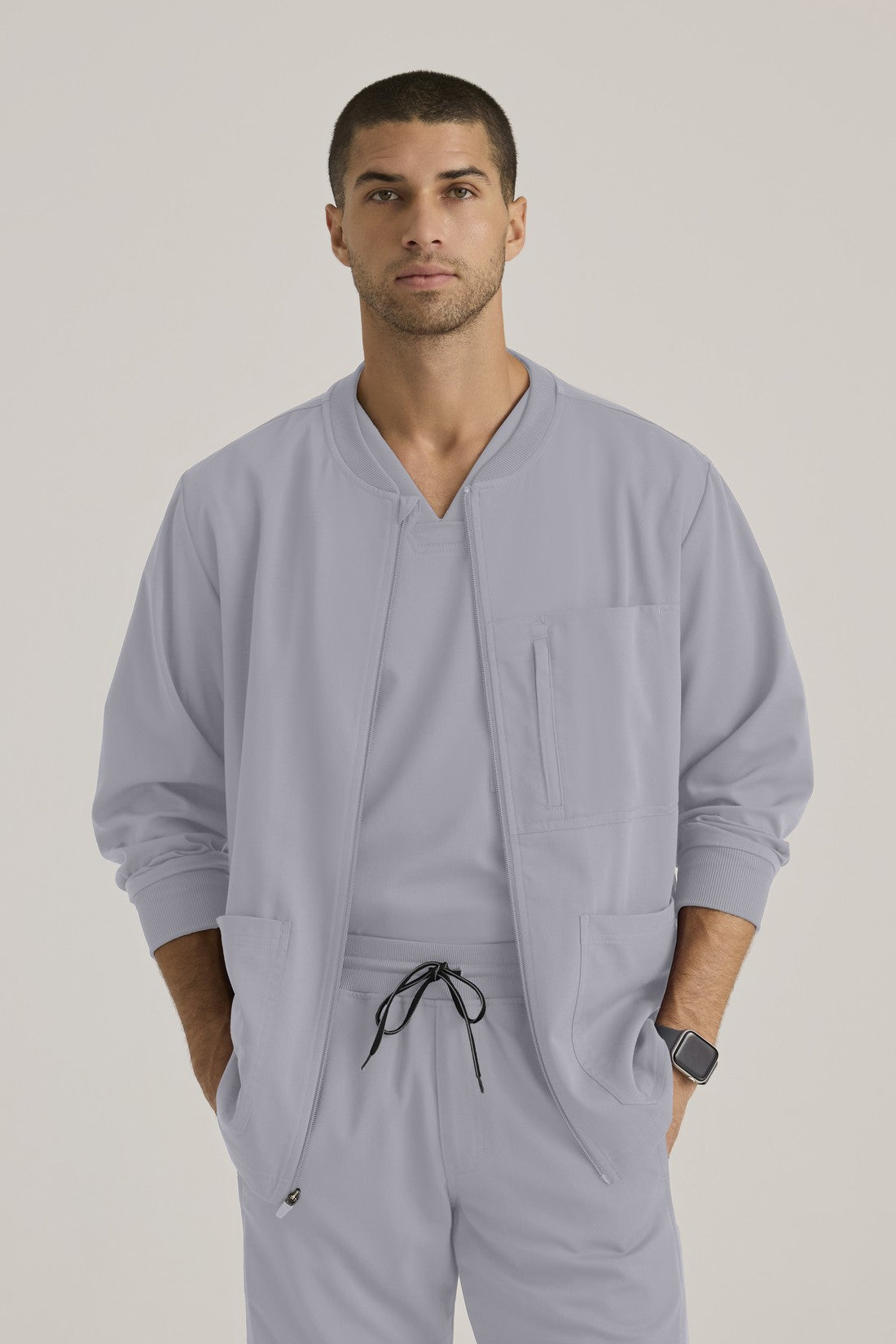 CHAQUETA HOMBRE GREYS ANATOMY STRETCH GRSW871 - GRIS