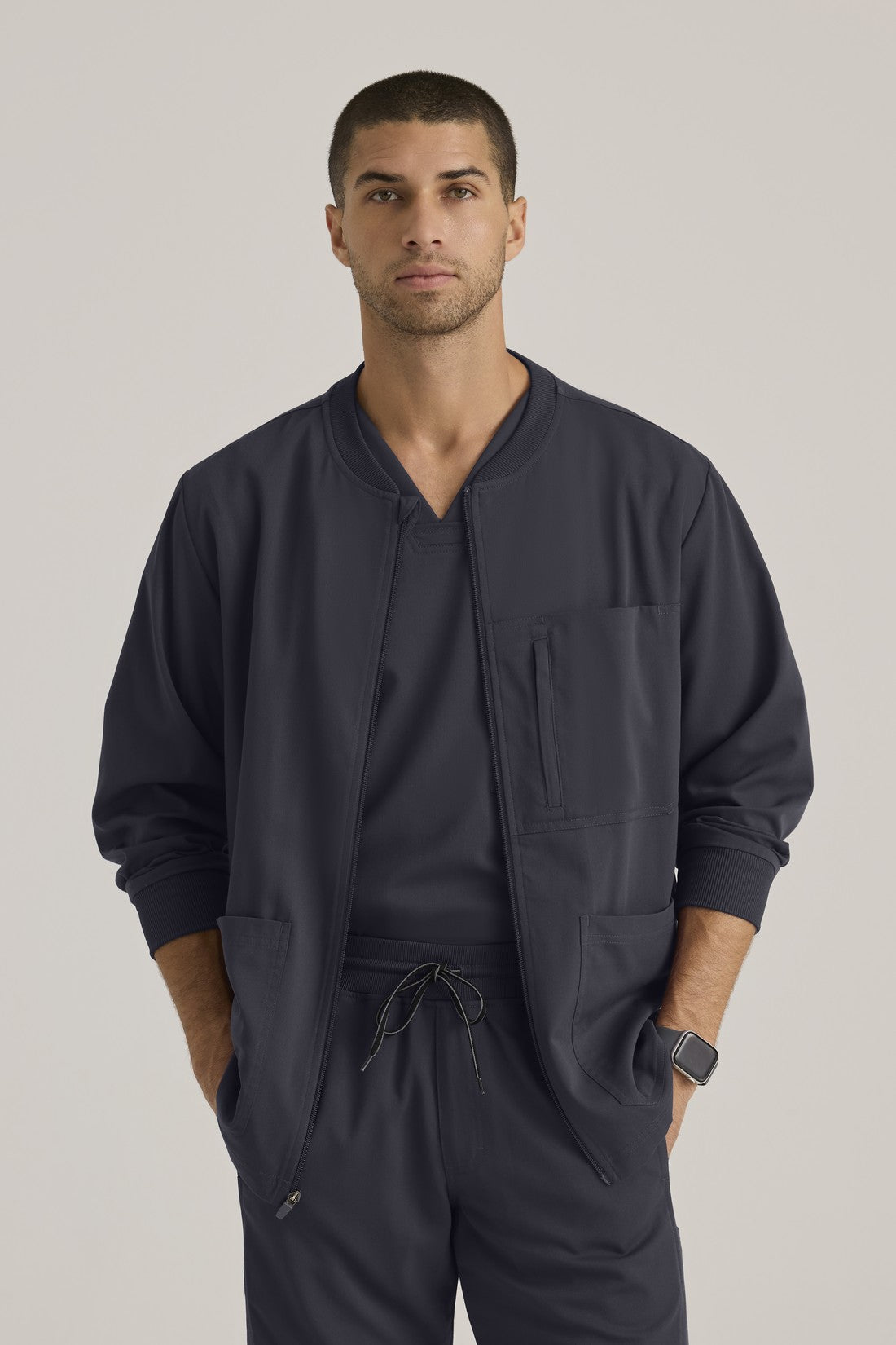 CHAQUETA HOMBRE GREYS ANATOMY STRETCH GRSW871 - STEEL
