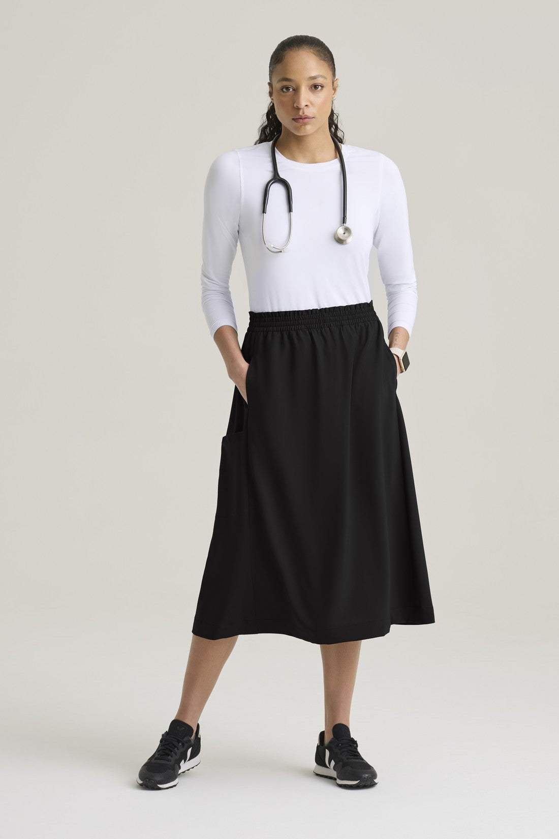 GREY'S ANATOMY EVOLVE WOMEN'S SKIRT GSSS745 - BLACK
