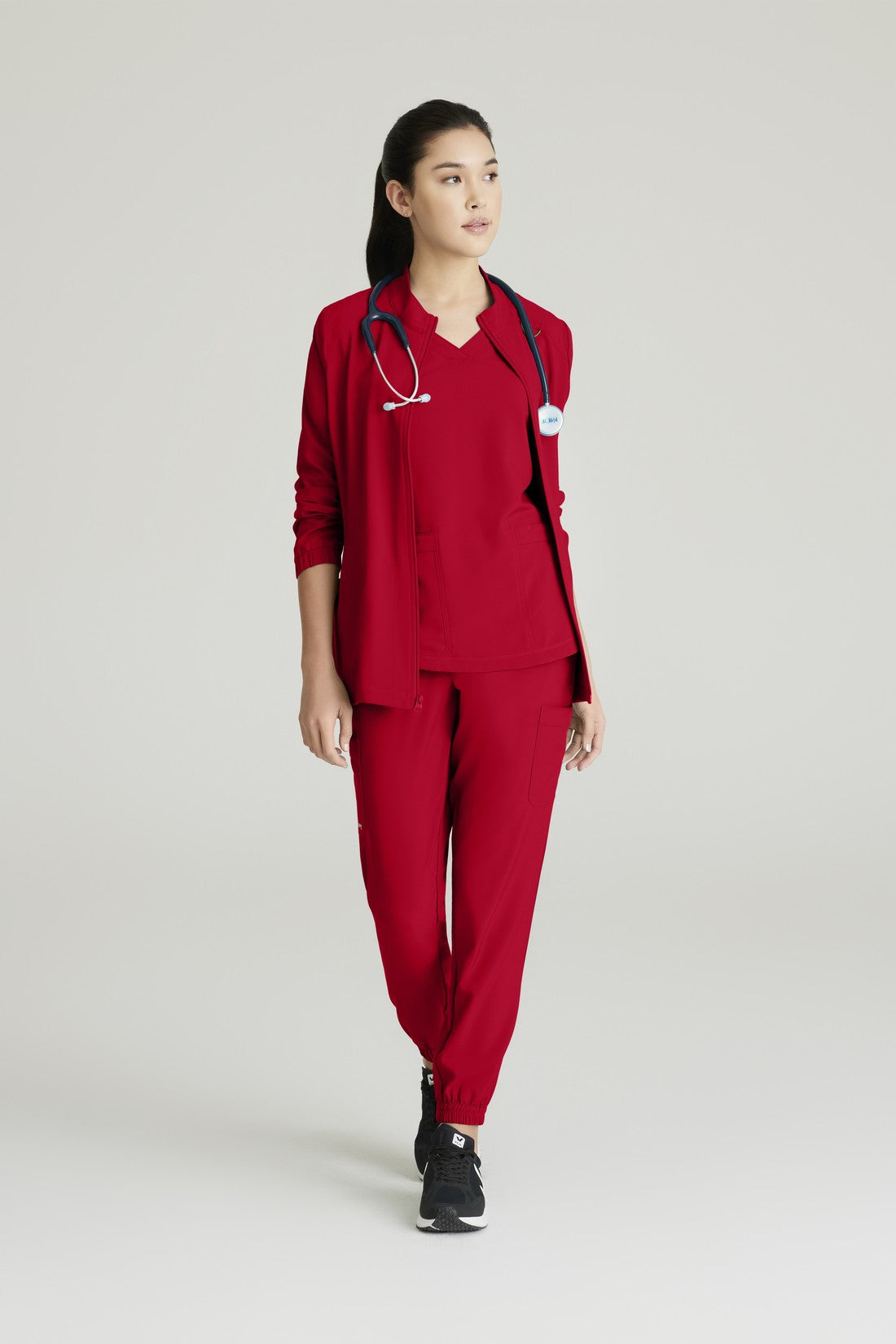 CHAQUETA MUJER GREYS ANATOMY EVOLVE GSSW886 - ROJO