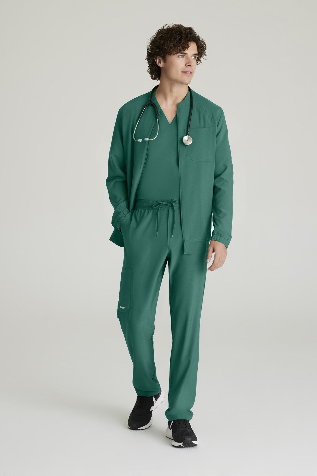 CHAQUETA HOMBRE GREYS ANATOMY EVOLVE GSSW887 - VERDE