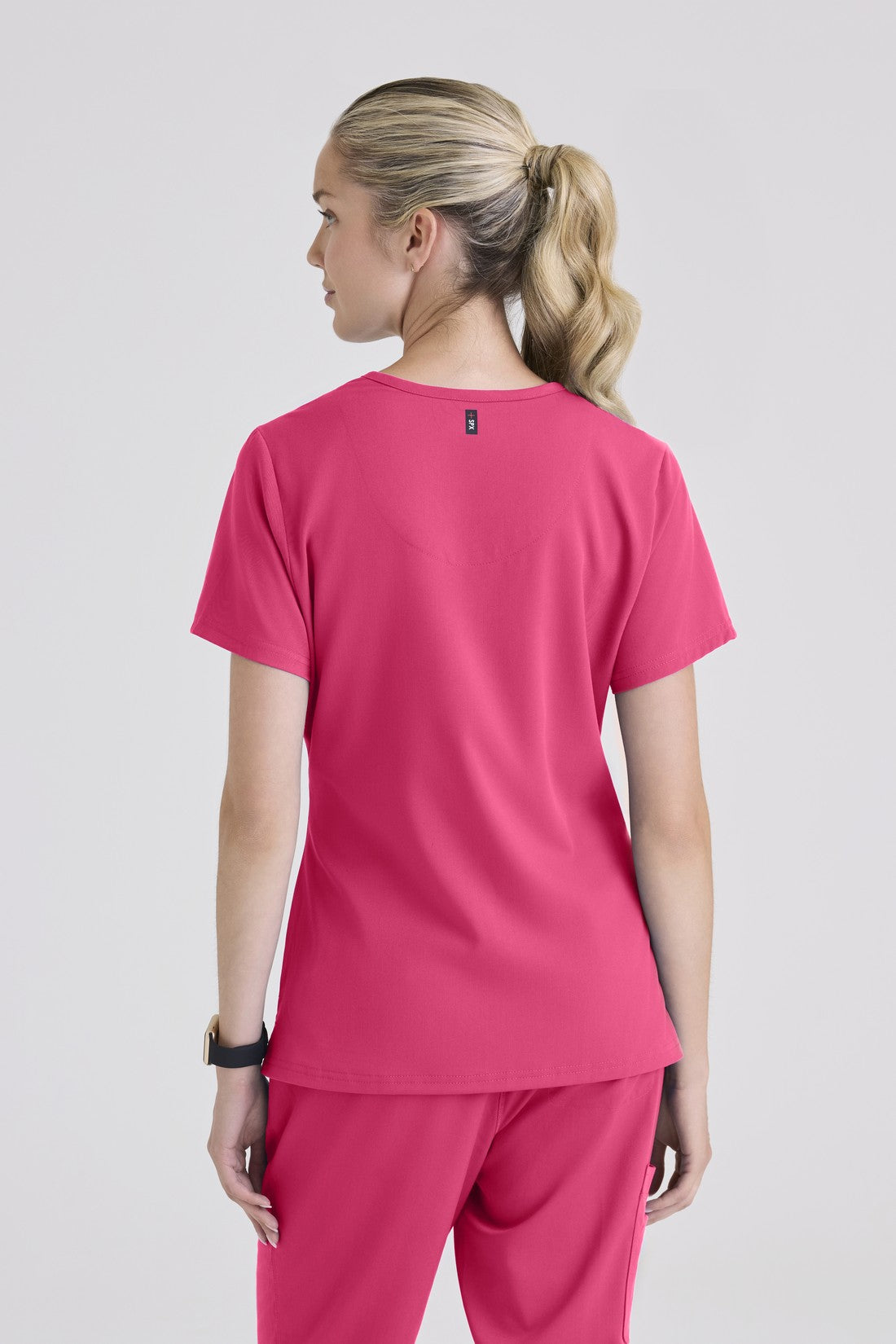 TOP MUJER GREYS ANATOMY STRETCH GVST028 - ROSA
