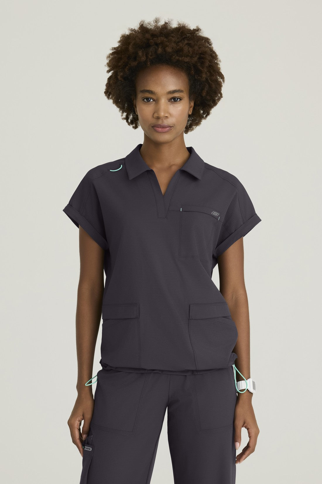 TOP MUJER SKECHERS RIPSTOP SKT276 - GRIS