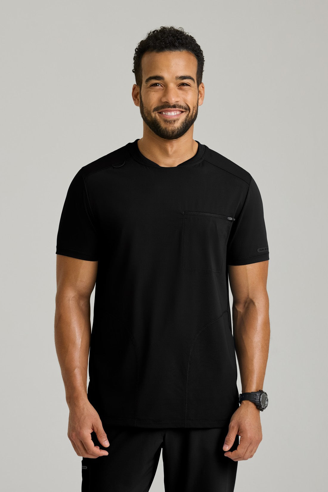 TOP MAN SKECHERS SLIP - INS KNITS SKT325 - BLACK