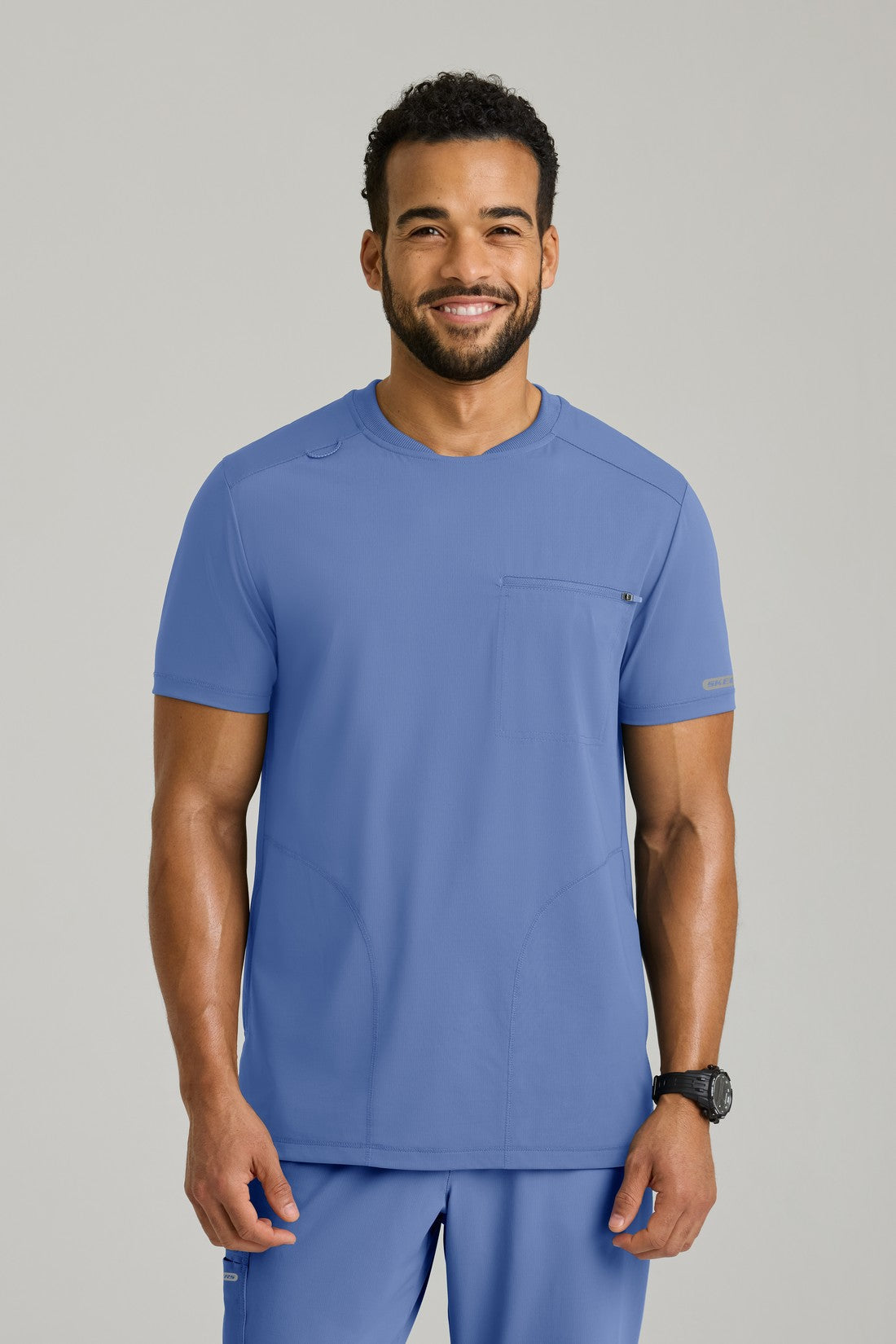 TOP MEN'S SKECHERS SLIP-INS KNITS SKT325 - SKY BLUE