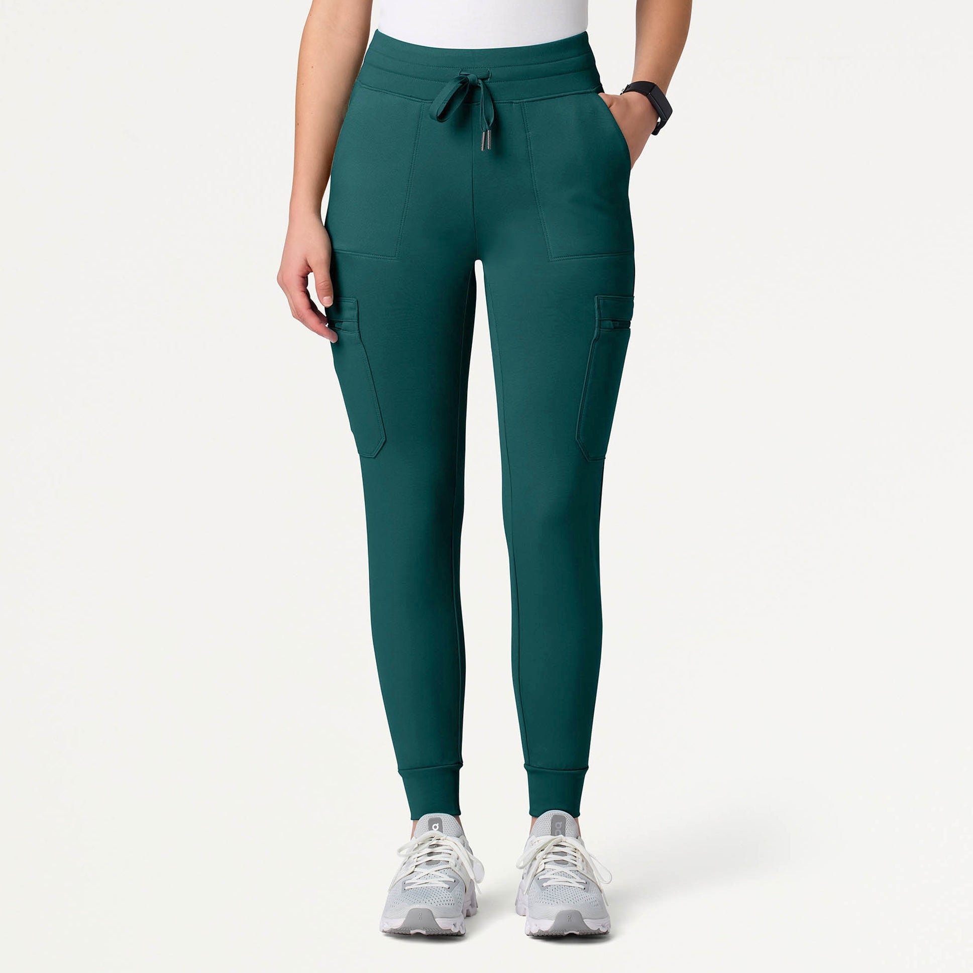 PANTALON MUJER JAANUU ULTRASOFT W40002 - VERDE MEDIA NOCHE