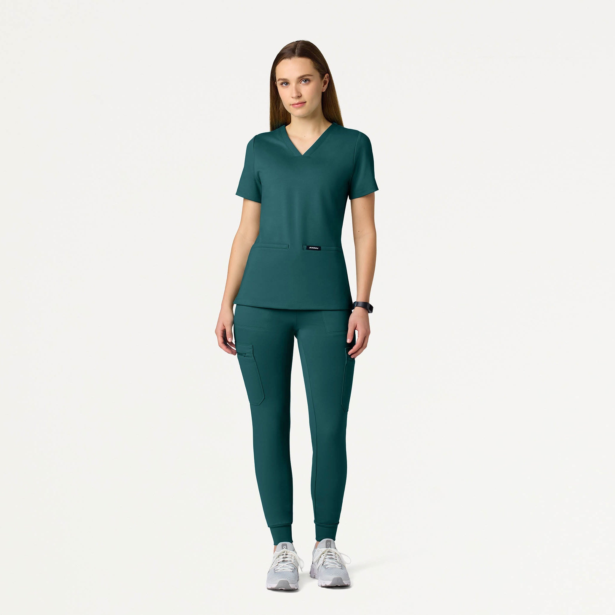 PANTALON MUJER JAANUU ULTRASOFT W40002 - VERDE MEDIA NOCHE