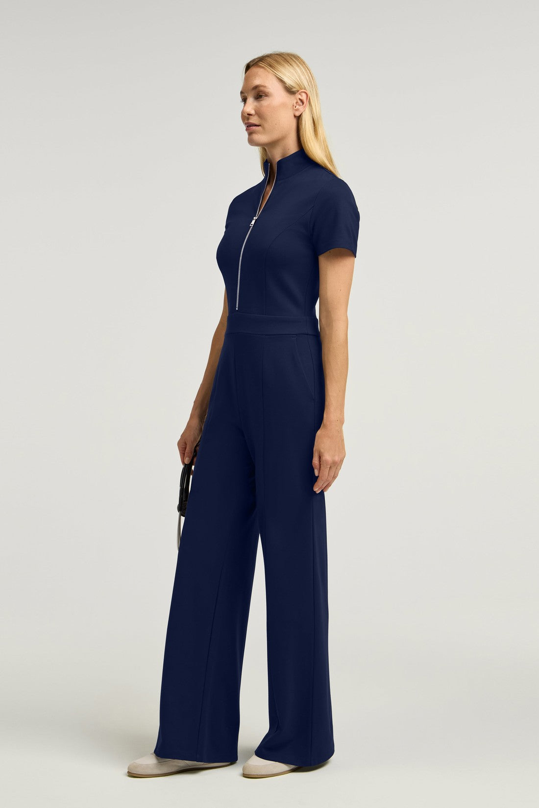 The UltraSOFT® Scrub Jumpsuit - Midnight Navy