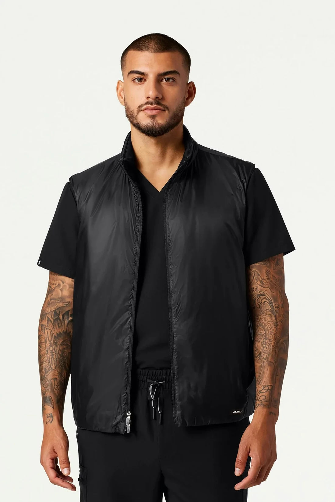 JAANUU TRILOFT MEN'S VEST M60004 - BLACK