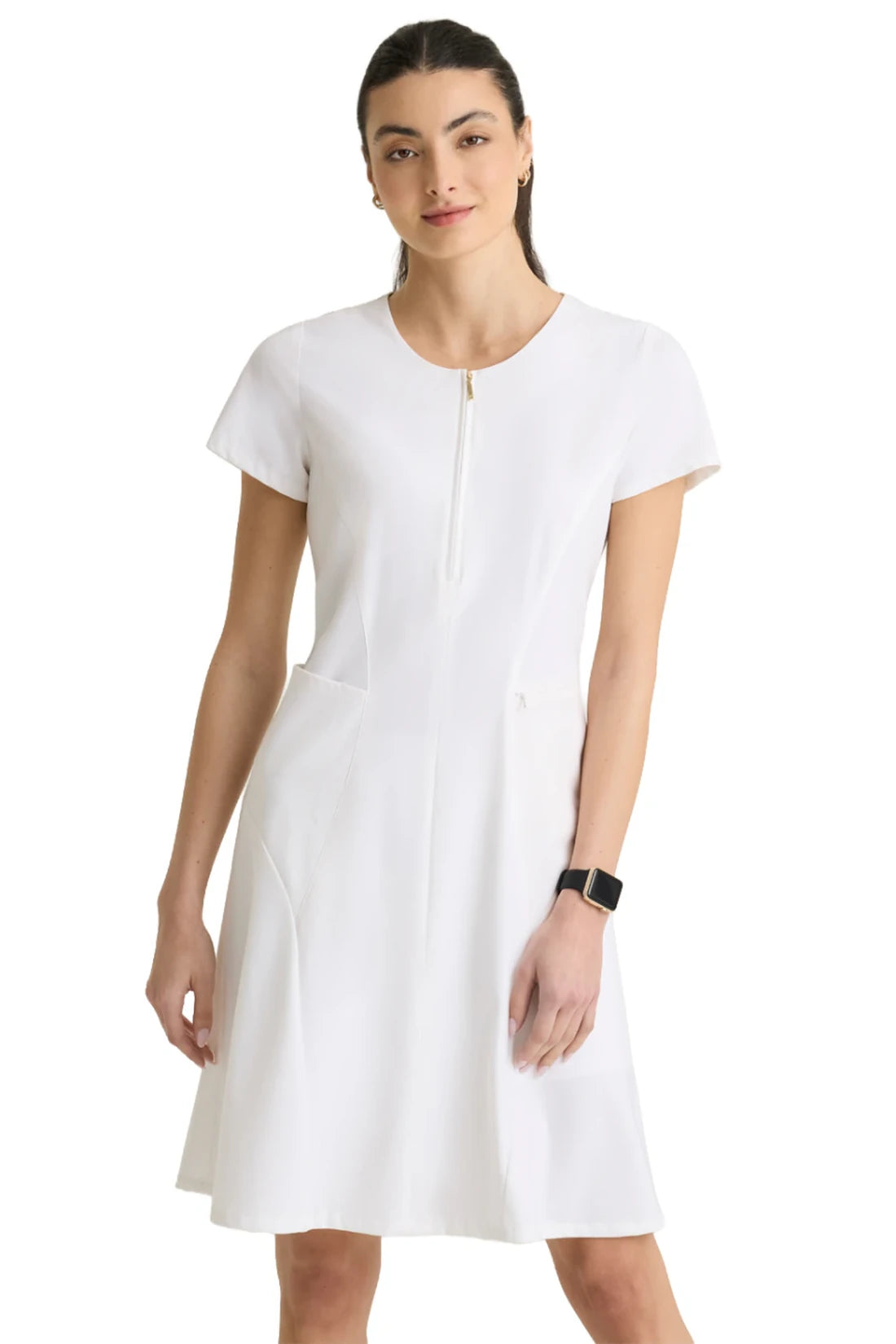 WOMEN'S GREY'S ANATOMY CULTIVATE DRESS GRGD971 - WHITE